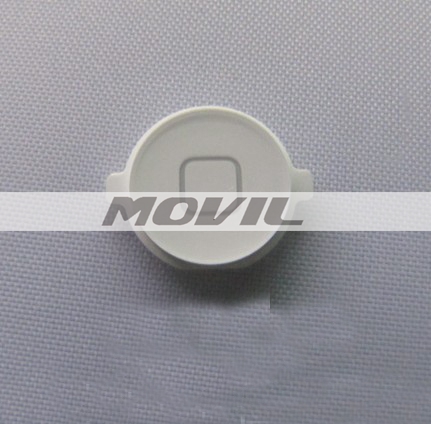home button with space rubber Spare Parts For iPod Touch 4th Gen iTouch 4G White